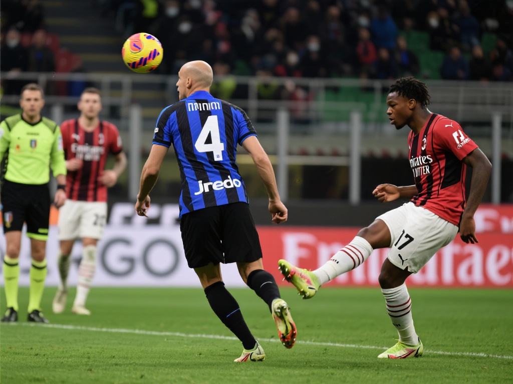 以最近一次米兰德比为例，国际米兰通过精准的定位球战